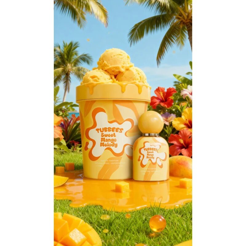 Tubbees Sweet Mango Melody Eau de Parfum unisex 50 ml