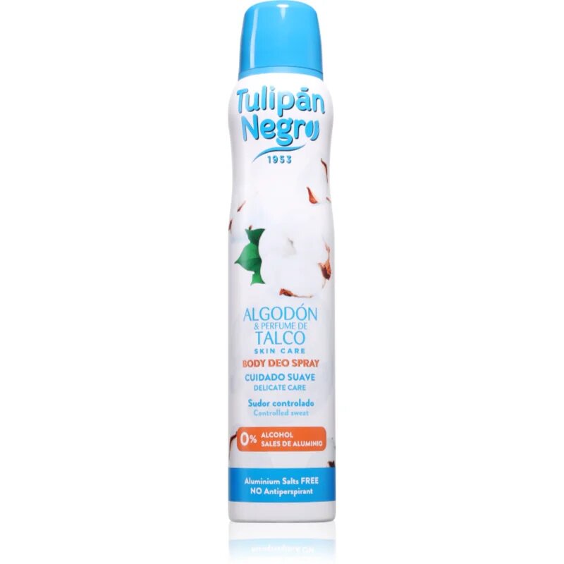 Tulipán Negro Algodon Y Talco deodorant pentru femei 200 ml
