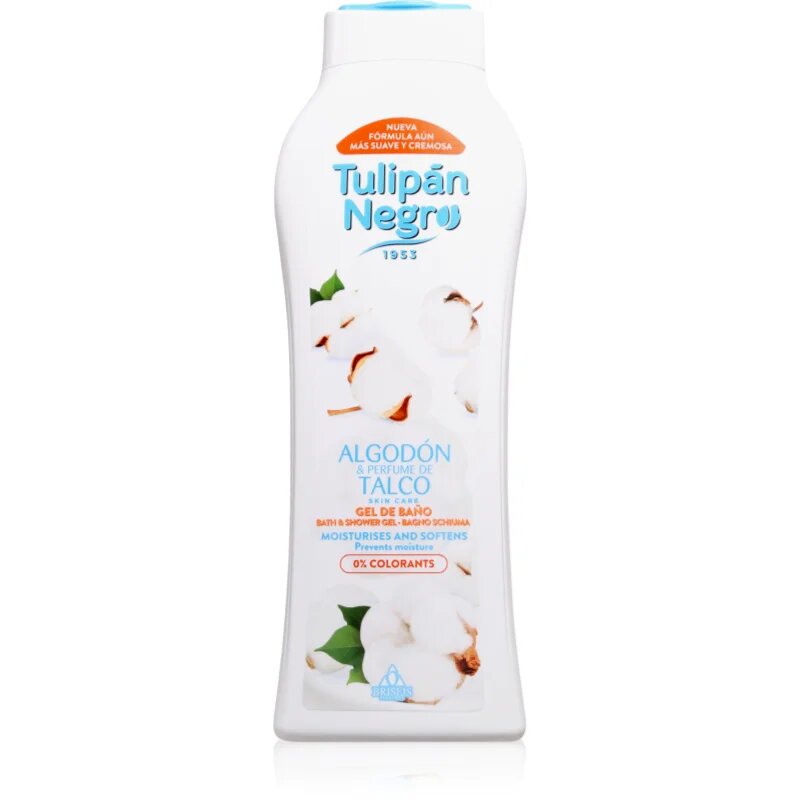 Tulipán Negro Algodon Y Talco gel de duș 650 ml