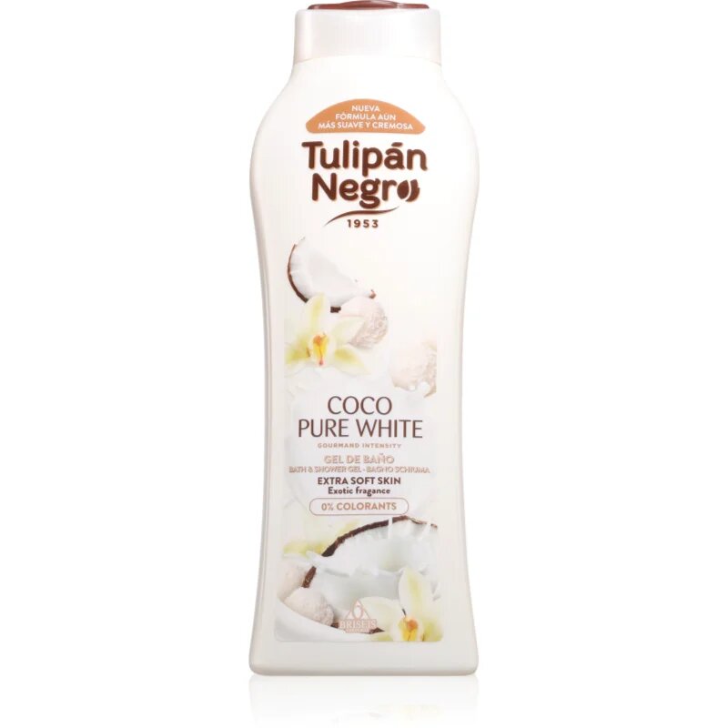 Tulipán Negro Coco Pure White gel de duș 650 ml