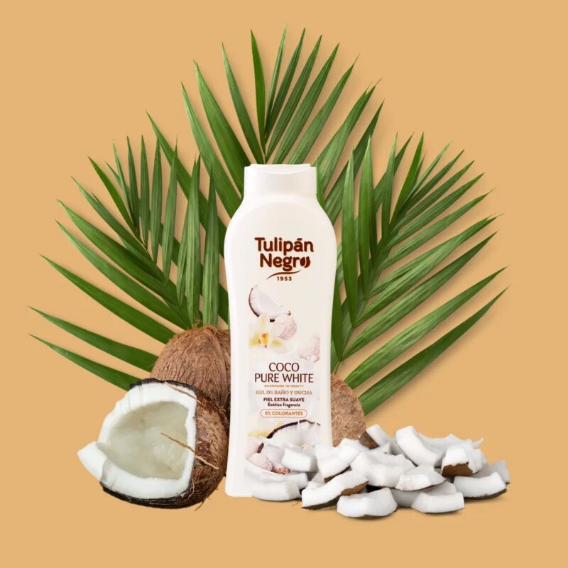Tulipán Negro Coco Pure White gel de duș 650 ml