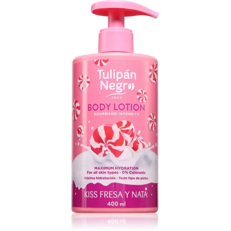 Tulipán Negro Fresa lapte de corp 400 ml