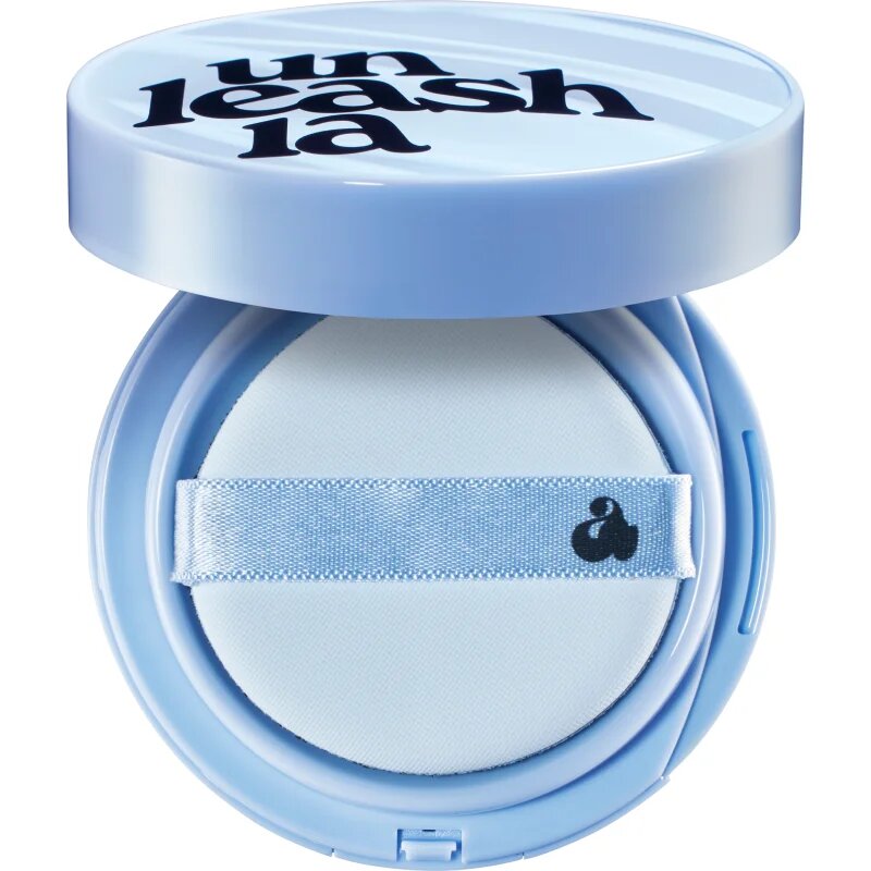 Unleashia Babe Skin Baby Blue Cushion burete cu machiaj de lungă durată SPF 40 culoare 21N Fluffy 15 g