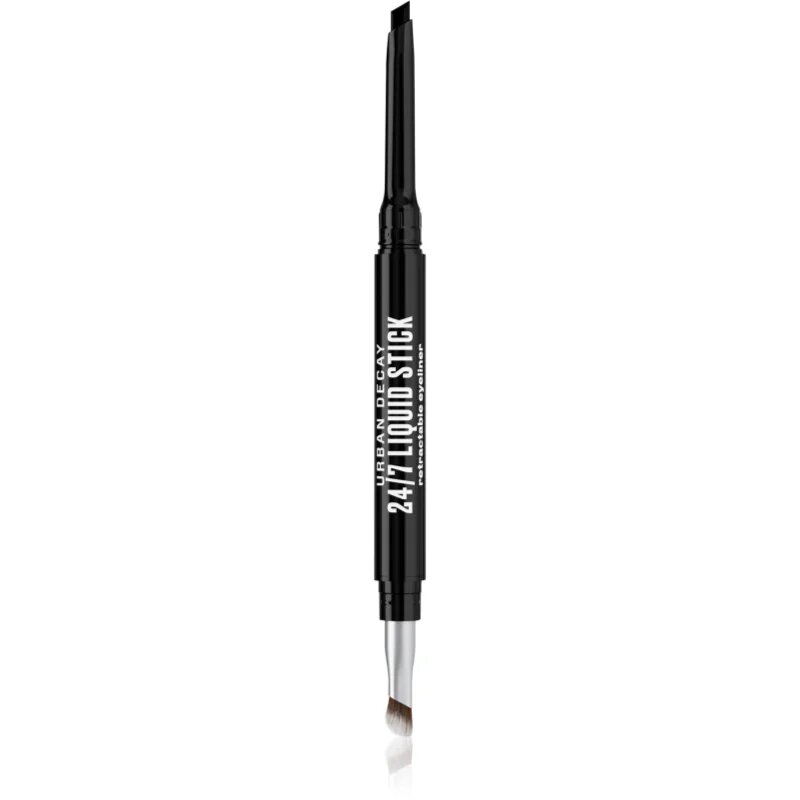 Urban Decay 24/7 Liquid Stick creion de ochi rezistent la apa cu pigment ridicat cu pensula culoare Melted Onyx 15 g