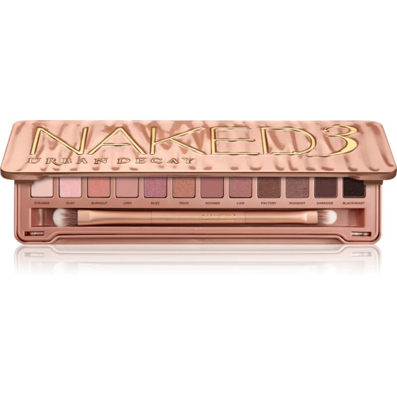 Urban Decay Naked3 paleta farduri de ochi cu pensula 12x13 g