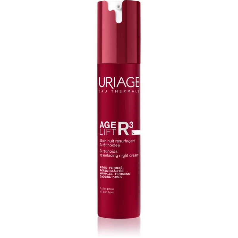 Uriage Age Lift R3 3 Retinoids Resurfacing Night Cream cremă de noapte anti-îmbătrânire pentru fermitatea pielii 40 ml