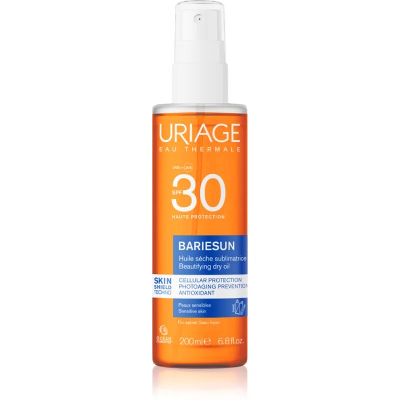 Uriage Bariésun Dry Oil SPF 30 ulei de bronzat pentru piele uscata SPF 30 200 ml