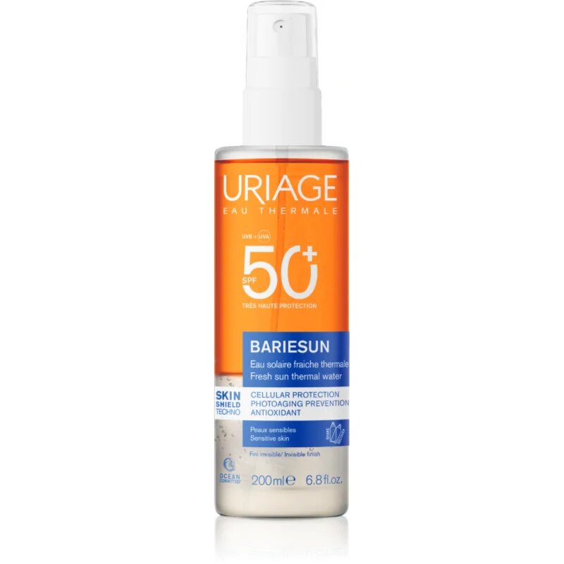 Uriage Bariésun Fresh Sun Water SPF50+ spray protector pentru plajă SPF 50+ 200 ml