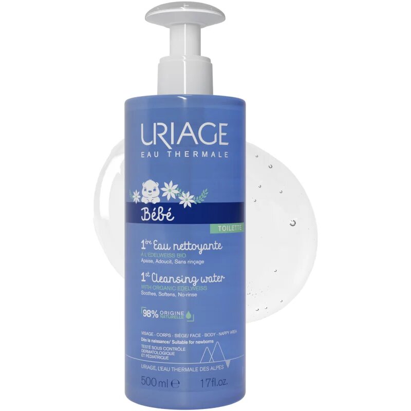 Uriage Bébé 1st Cleansing Water lotiune de curatare corp si fata 500 ml
