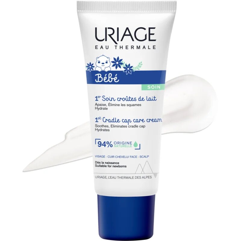 Uriage Bébé 1st Cradle Cap Care Cream crema calmanta 40 ml