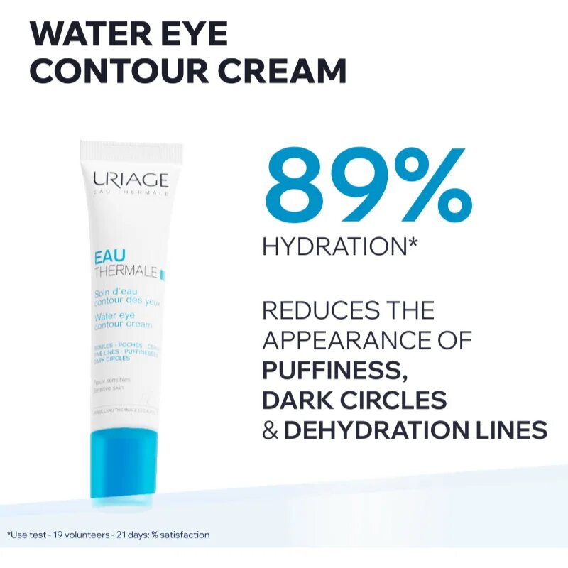 Uriage Eau Thermale Water Eye Contour Cream crema hidratanta activa zona ochilor 15 ml