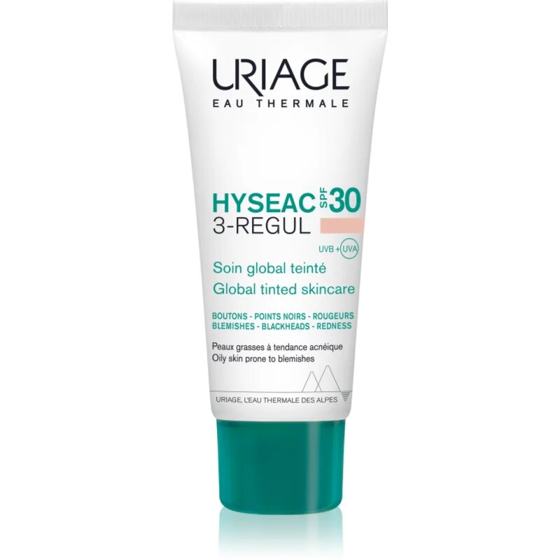 Uriage Hyseac 3-Regul tratament nuanțator complex contra imperfecțiunilor pielii SPF 30 40 ml