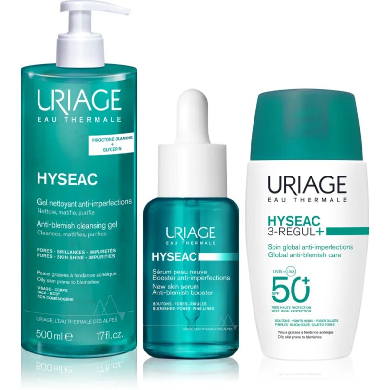 Uriage Hyseac Acne-Prone Skin Care Set set pentru tenul gras predispus la acnee