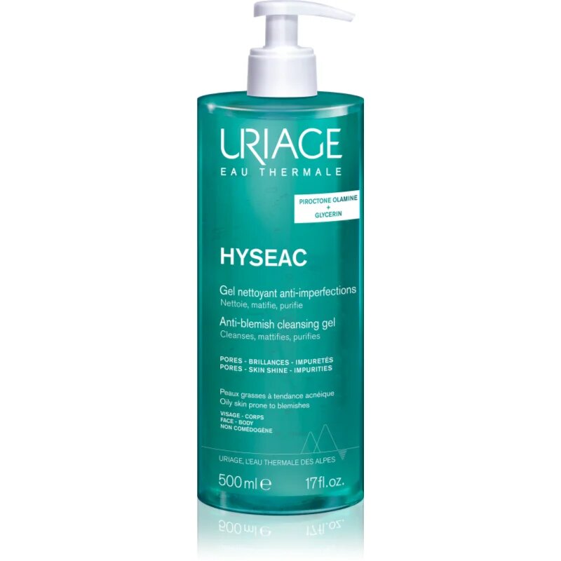 Uriage Hyseac Cleansing Gel gel de curățare blând pentru fata si corp 500 ml