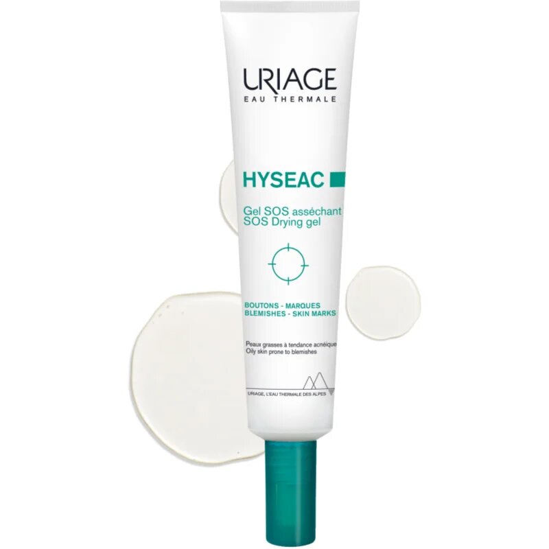 Uriage Hyseac SOS Drying Gel gel topic pentru acnee impotriva imperfectiunilor pielii 15 ml