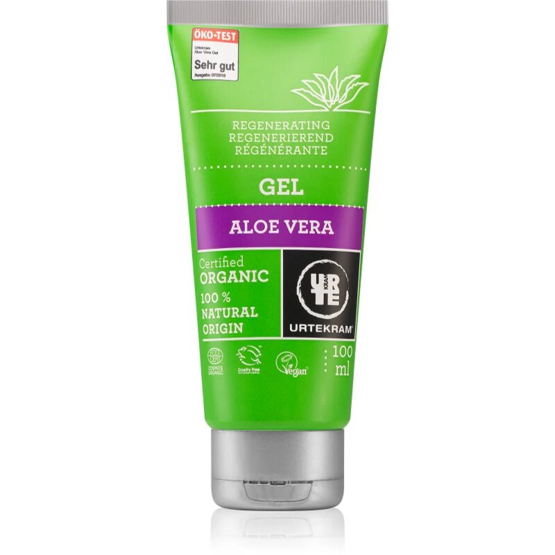Urtekram Aloe Vera Gel pentru hidratare si regenerare intensa cu aloe vera 100 ml