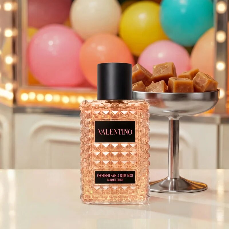 Valentino Born In Roma Hair & Body Mist Caramel Crush ceata de par si de corp pentru femei 100 ml