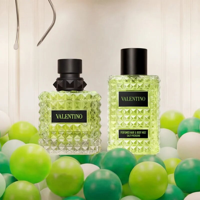Valentino Born In Roma Hair & Body Mist Salty Pistachio ceata de par si de corp pentru femei 100 ml