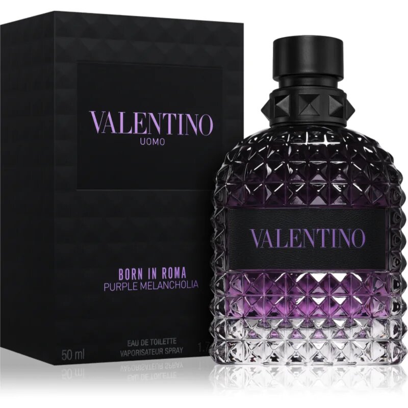 Valentino Born In Roma Purple Melancholia Uomo Eau de Toilette pentru bărbați 50 ml
