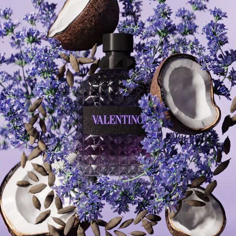 Valentino Born In Roma Purple Melancholia Uomo Eau de Toilette pentru bărbați 50 ml