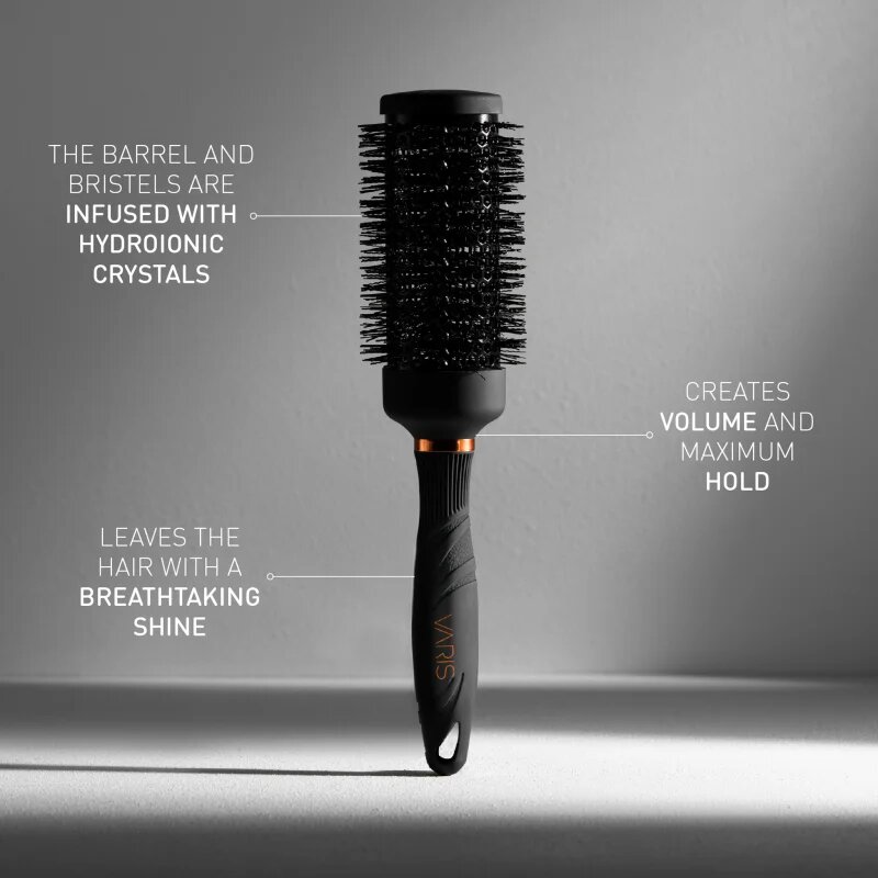 VARIS Nylon Brush perie rotundă Medium 43 mm 1 buc