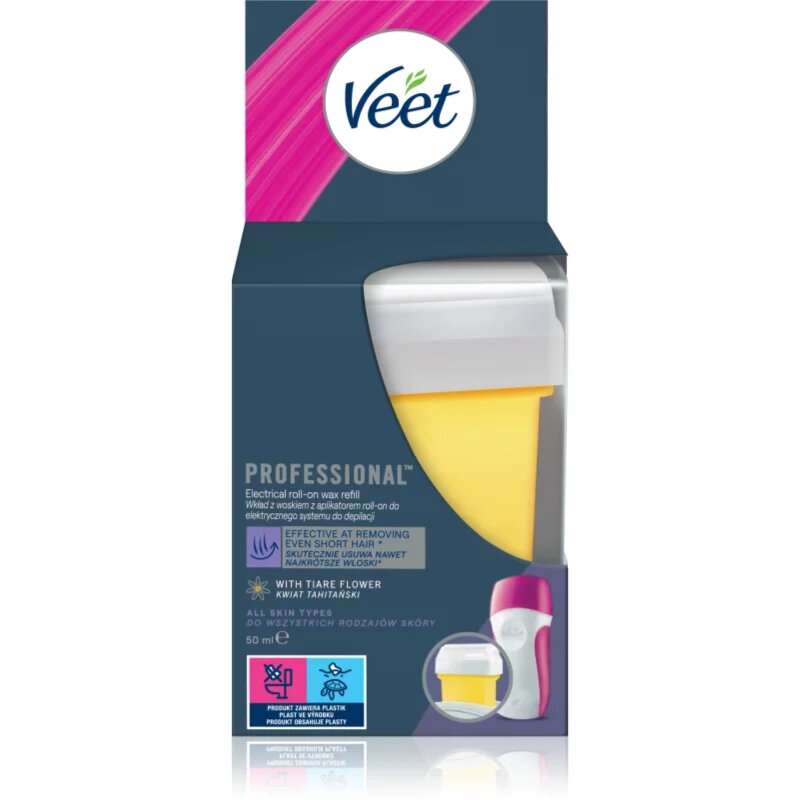 Veet EasyWax refil ceara pentru setul electric pentru picioare și corp Tiare Flower 50 ml