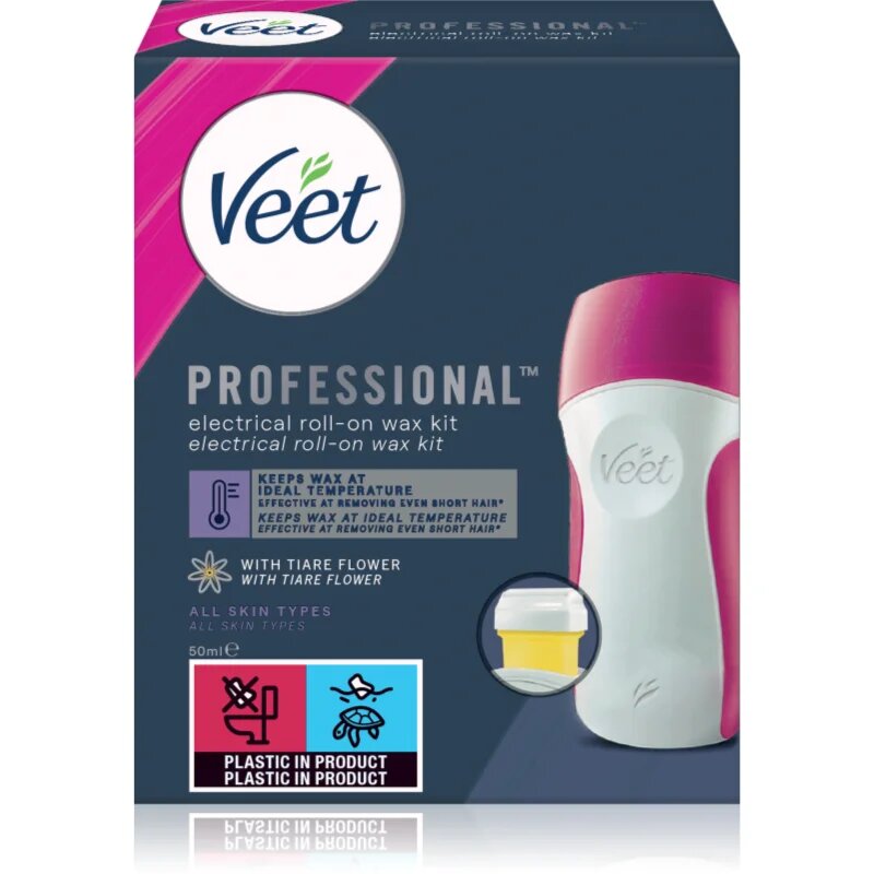 Veet Professional Tiare Flower set pentru depilare pe bază de ceară fierbinte