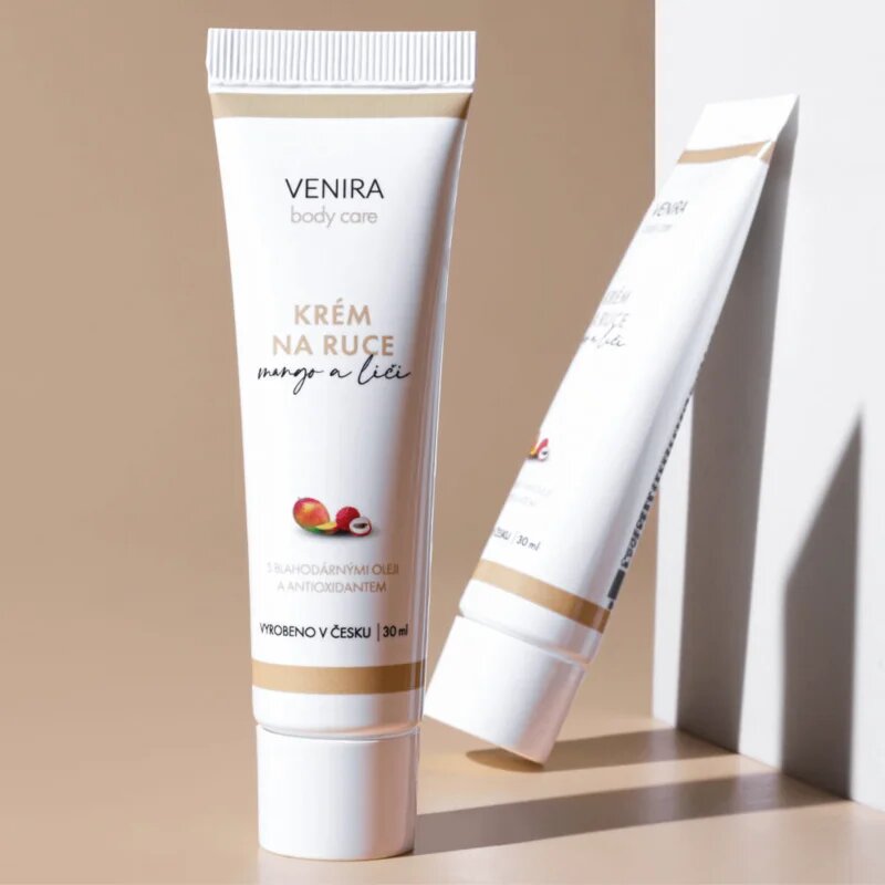 Venira Hand Cream crema de maini Mango and lychee 30 ml