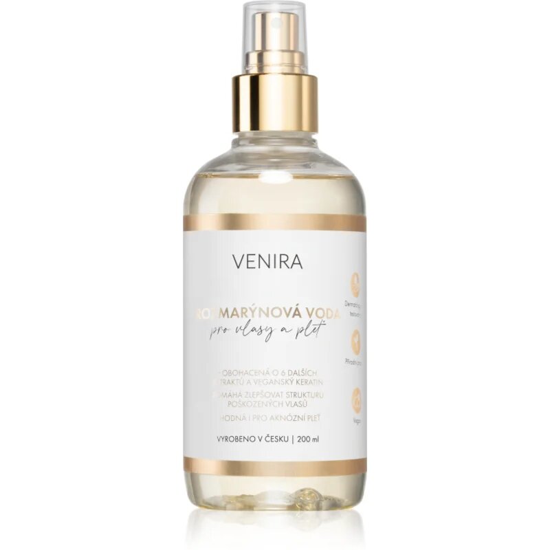 Venira Rosemary Water ingrijire leave-in pe fata corp si par 200 ml