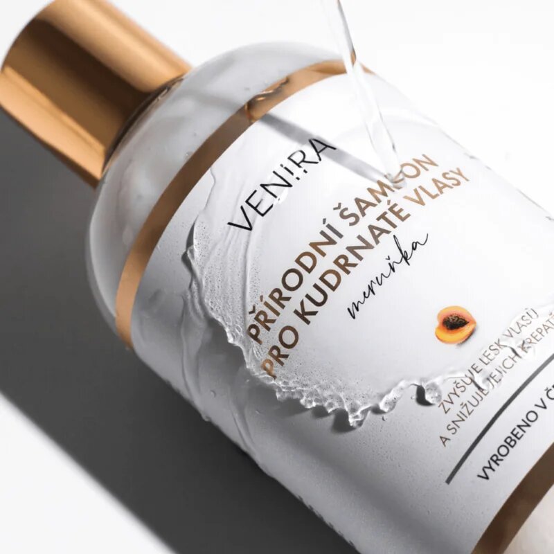 Venira Shampoo for curly hair sampon natural Apricot 300 ml