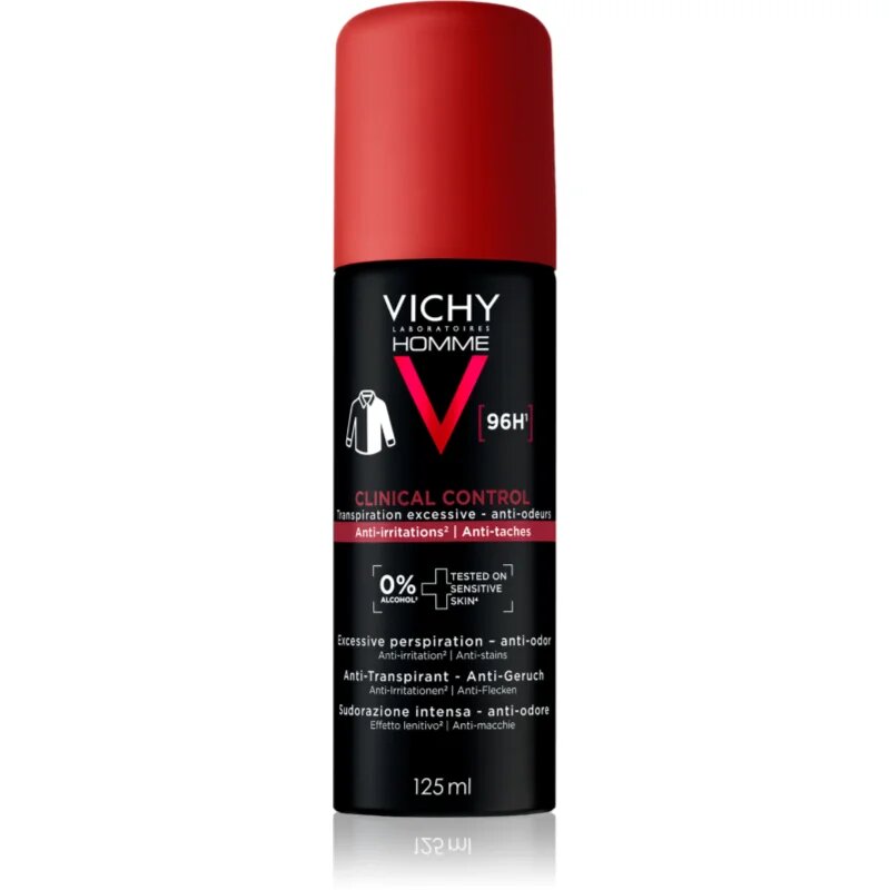 Vichy Homme Clinical Control antiperspirant impotriva transpiratiei excesive 125 ml