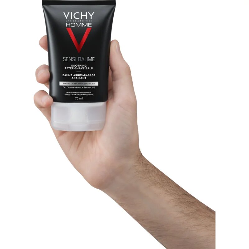 Vichy Homme Sensi-Baume balsam după bărbierit pentru piele sensibilă 75 ml