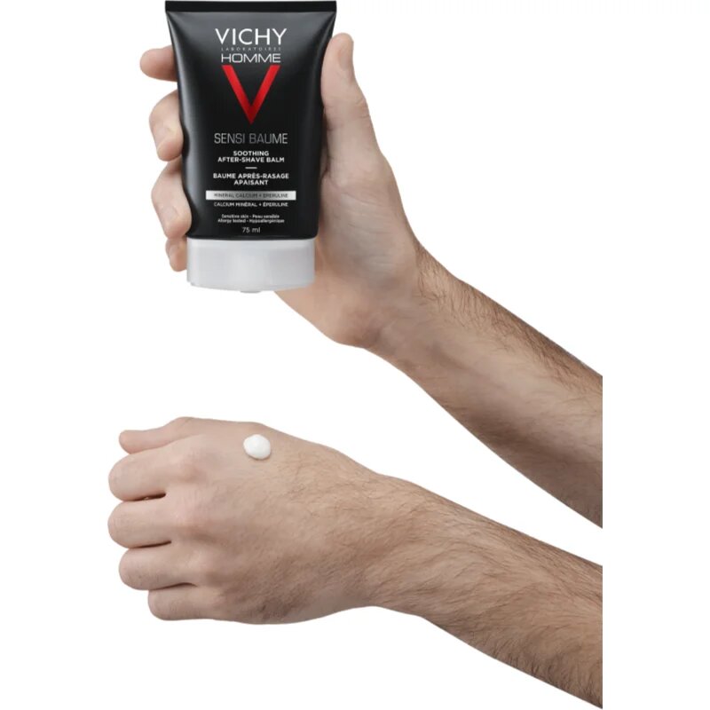 Vichy Homme Sensi-Baume balsam după bărbierit pentru piele sensibilă 75 ml