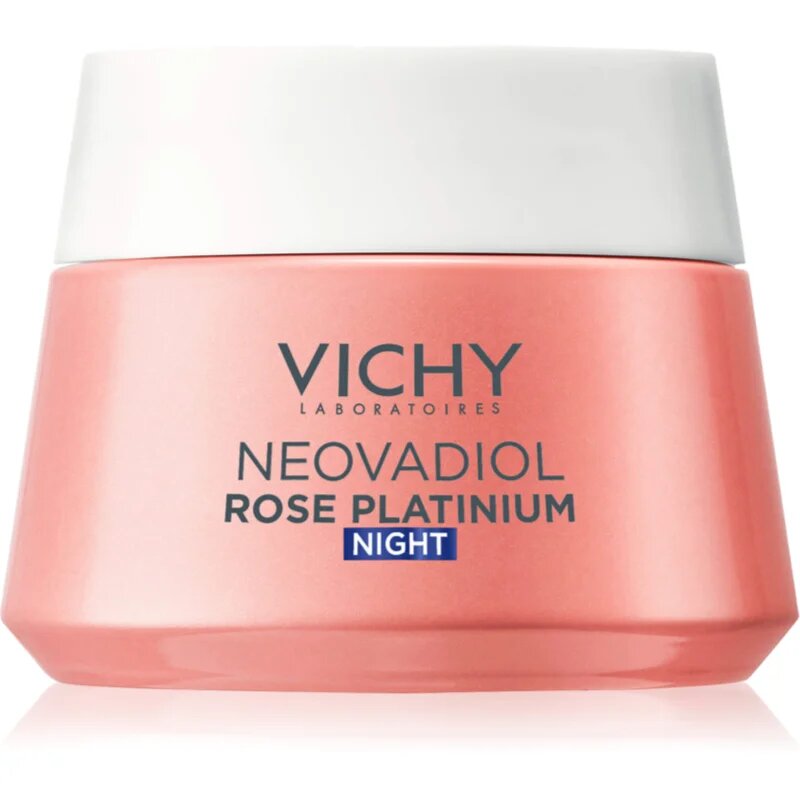 Vichy Neovadiol Rose Platinium cremă de noapte cu efect de iluminare și de regenerare pentru ten matur 50 ml