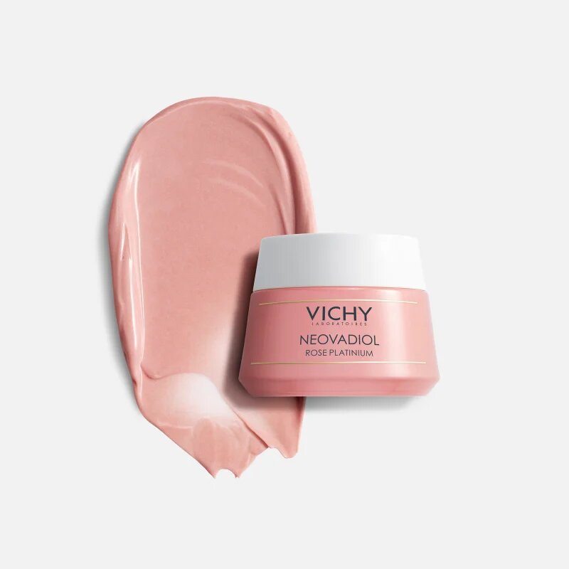 Vichy Neovadiol Rose Platinium crema de zi hranitoare si pentru stralucire pentru ten matur 50 ml