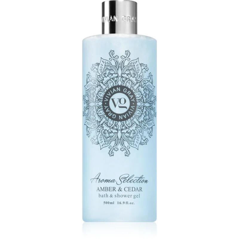 Aroma Selection Amber & Cedar gel de dus si baie 500 ml