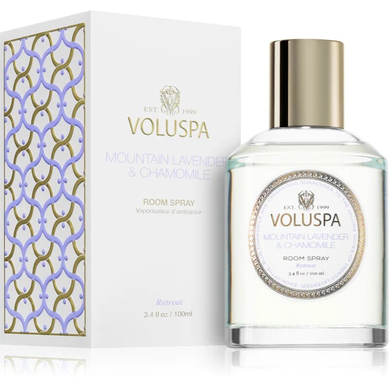 VOLUSPA Maison Blanc Mountain Lavender & Chamomile spray pentru camera 100 ml