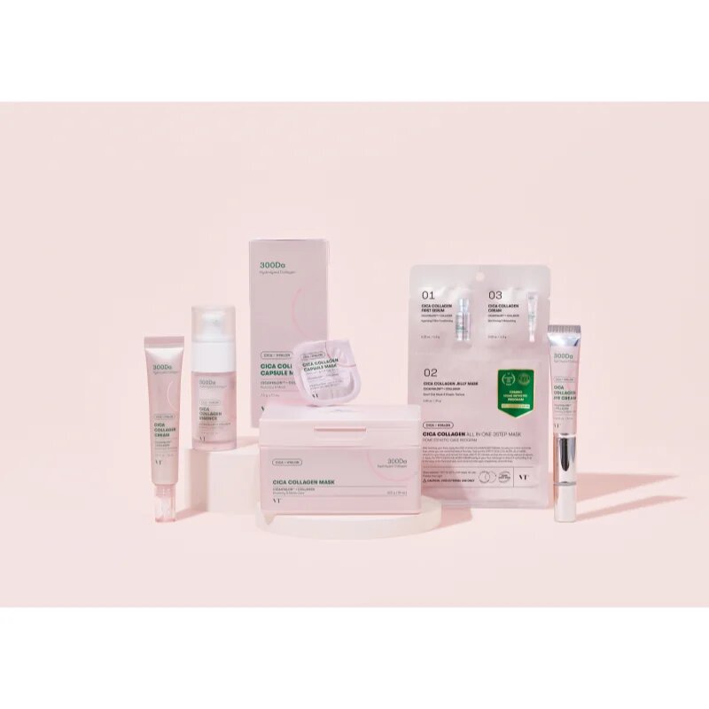 VT Cosmetics Cica Collagen Eye Cream cremă de ochi cu efect de netezire și fermitate cu efect de hidratare 15 ml