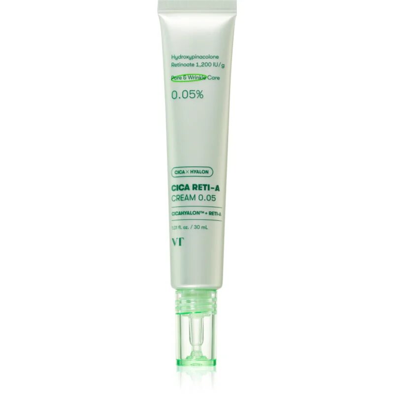VT Cosmetics Cica Reti-A Cream 005 crema de noapte intensiva cu retinol 30 ml