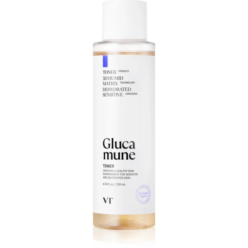 VT Cosmetics Glucamune Toner lotiune hidratanta racoritoare pentru întărirea barierei cutanate 200 buc
