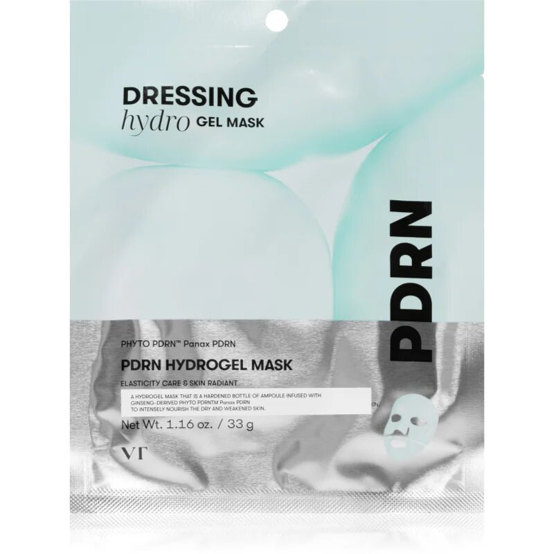 VT Cosmetics PDRN Hydrogel Mask mască intensă cu hidrogel cu efect de întărire 33 g