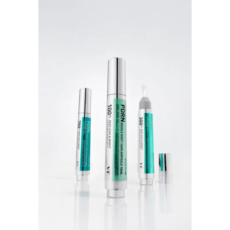VT Cosmetics PDRN Reedle Shot Hair Ampoule 700 ser pentru scalp pentru întărirea și creșterea părului 15 ml