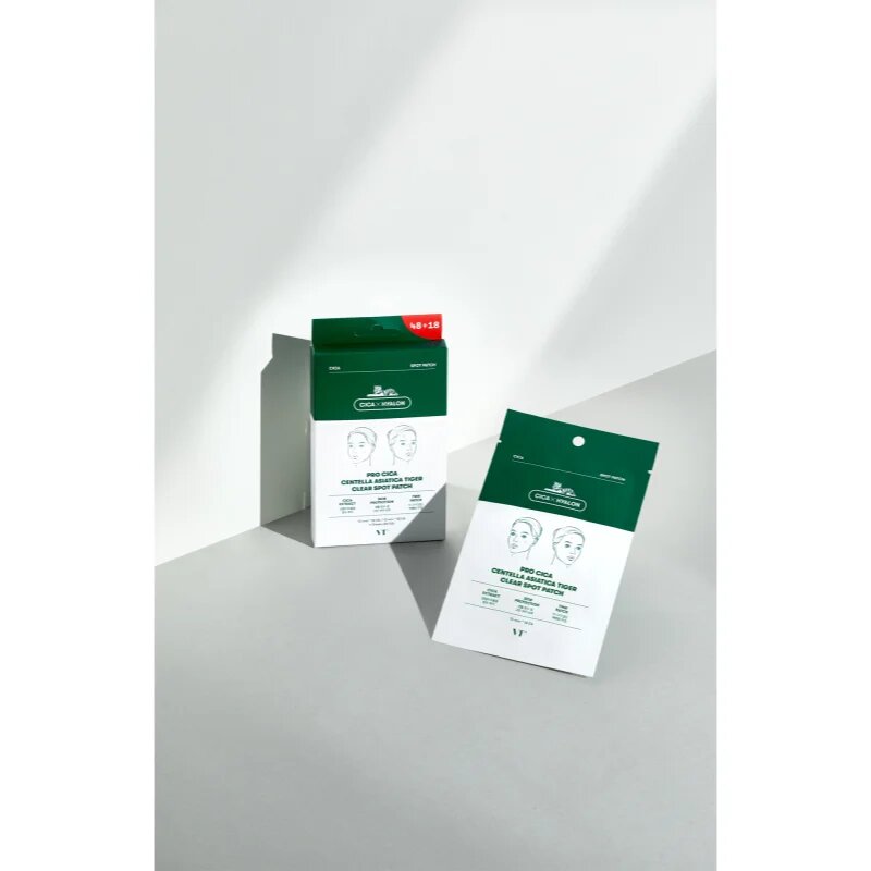 VT Cosmetics Pro Cica Centella Asiatica Tiger Clear Spot Patch plasturi pentru piele problematică 66 buc