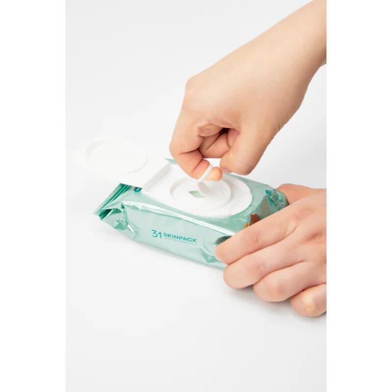 VT Cosmetics Skin Pack Mild tampoane exfoliante cu efect calmant 100 buc