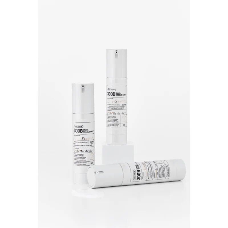 VT Cosmetics Snail Reedle Shot 100 Ser facial pentru fermitate pentru fortificarea barierei cutanate 50 ml