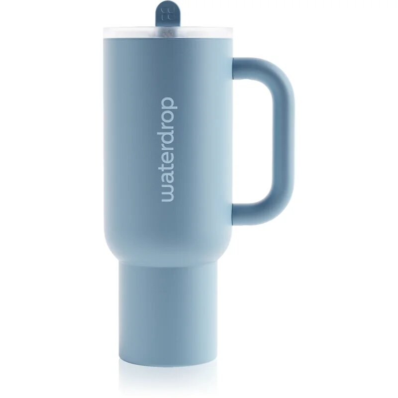 Waterdrop Explorer Tumbler pahar din oțel inoxidabil cu pai Blue 1 buc
