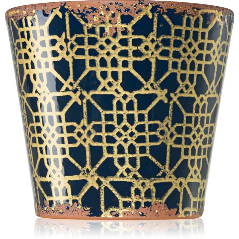 Wax Design Lattice Midnight Blue Spa Water lumânare parfumată 14x125 cm