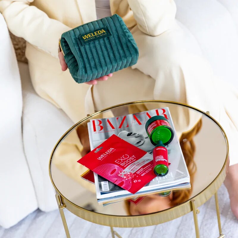 Weleda Astaxanthin Radiance Ritual set cadou pentru strălucirea și netezirea pielii
