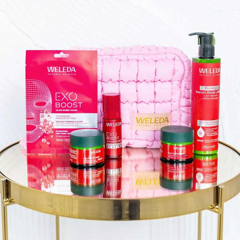 Weleda Astaxanthin Renewal Ritual set cadou pentru a restabili fermitatea pielii