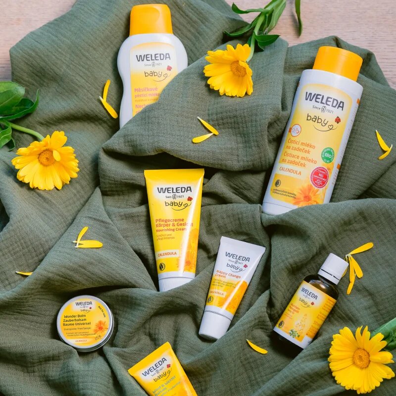 Weleda Baby and Child balsam protector cu gălbenele pentru copii 30 ml